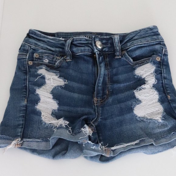 American Eagle Outfitters Pants - American Eagle Ripped Jean Shorts